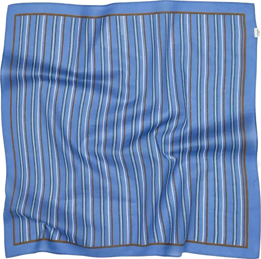 Bilde av Scallopia Striped Cotta Scarf - Blue - ONE SIZE