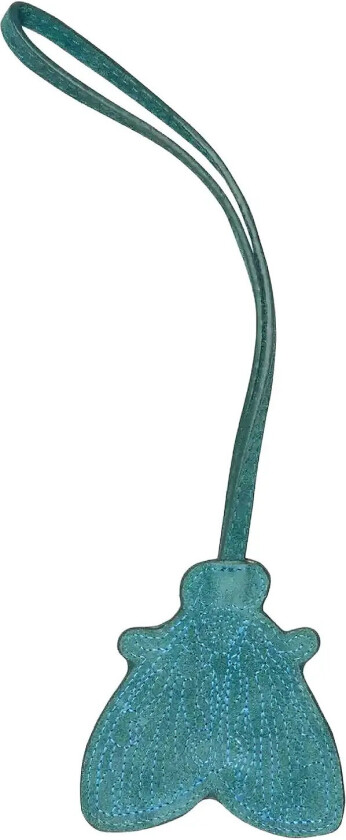 Suede Moth Bag Charm - Blue - ONE SIZE