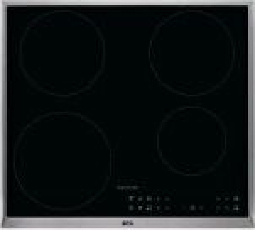 IKB64301XB - Induksjonskomfyrtopp - 4 plater - Nisje - bredde: 56 cm - dybde: 49 cm metallpynt - svart