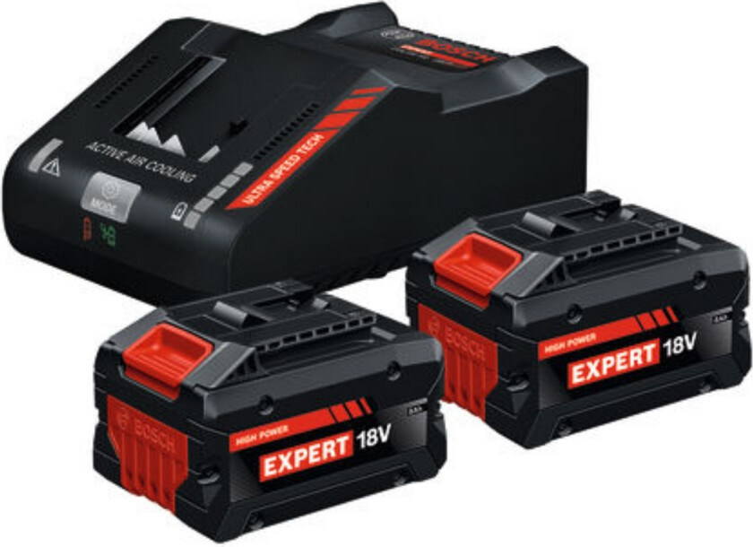 Batteripakke Expert 18V 2X8ah Exal18v-160
