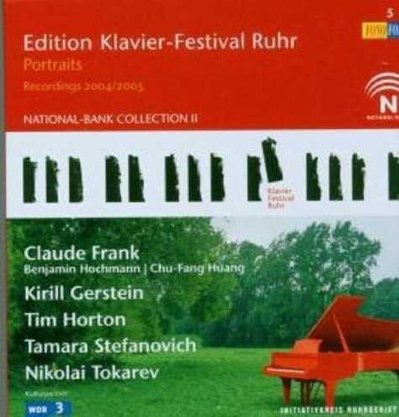 Benjamin Hochman, Chufang Huang, Claude Frank, Kirill Gerstein, Nikolai Tokarev, Tamara Stefanovich, Tim Horton Edition Klavierfestival Ruhr 11: Portraits CD