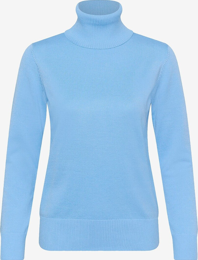 Polohals J2046, Roll Neck Sweater - Blå