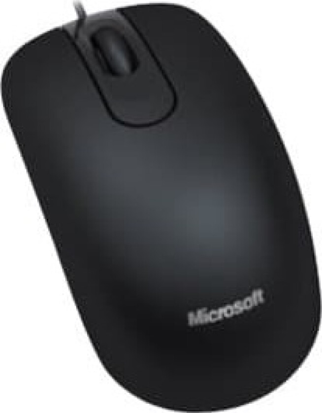 Microsoft Basic Optical Mouse for Business - Mus - høyre- og venstrehåndet - optisk - 3 knapper - kablet - PS/2, USB - svart