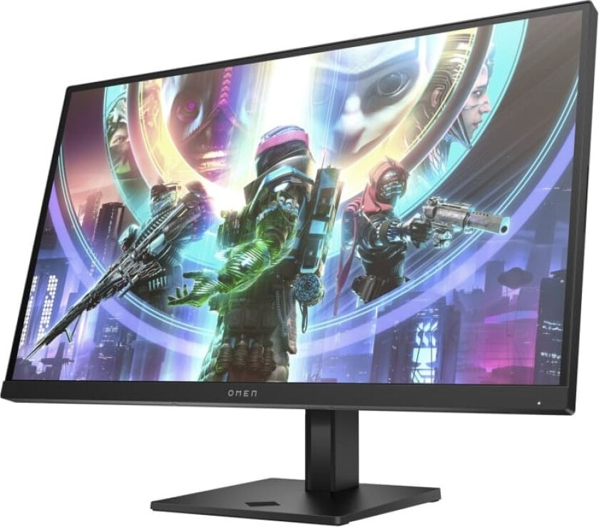 OMEN by HP 27qs - LED-skjerm - gaming - 27" - 2560 x 1440 QHD @ 240 Hz - IPS - 400 cd/m² - 1000:1 - 1 ms - 2xHDMI, DisplayPort - høyttalere - svart