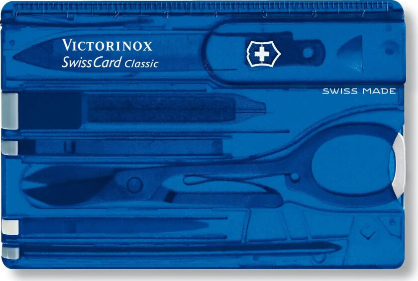 Swiss Card Classic OneSize, Blue Transparent