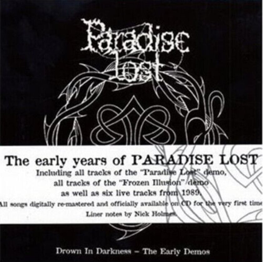 Paradise Lost : Drown in Darkness: The Early Demos CD (2009) Pre-Owned