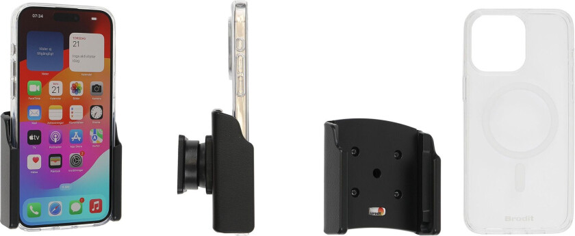 passiv holder + mobildeksel 711396 (iPhone 15 Pro Max)