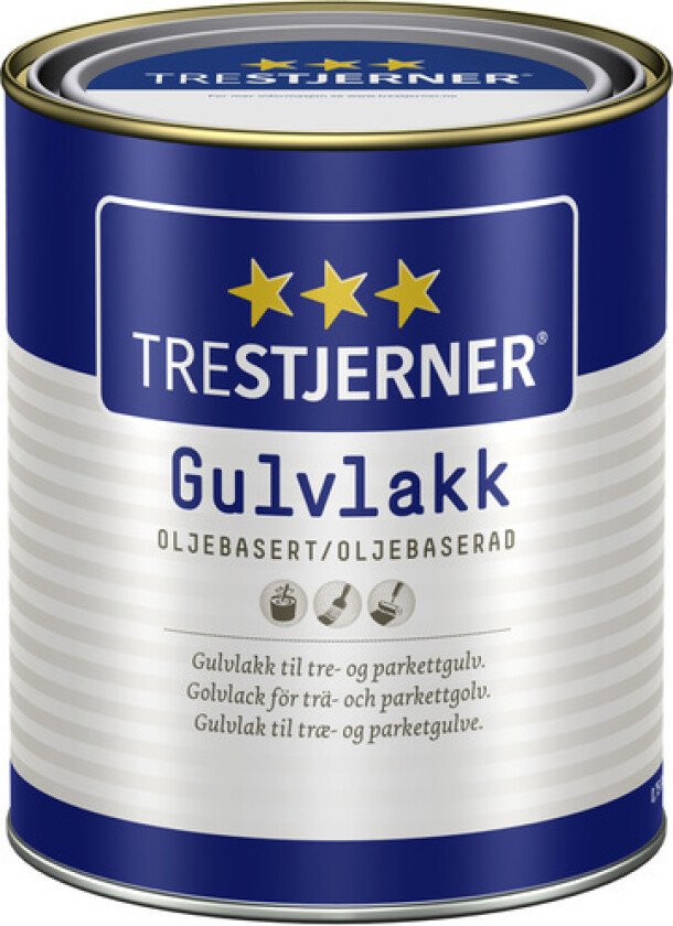 Bilde av Gulvlakk Oljebasert Halvblank 0,75l