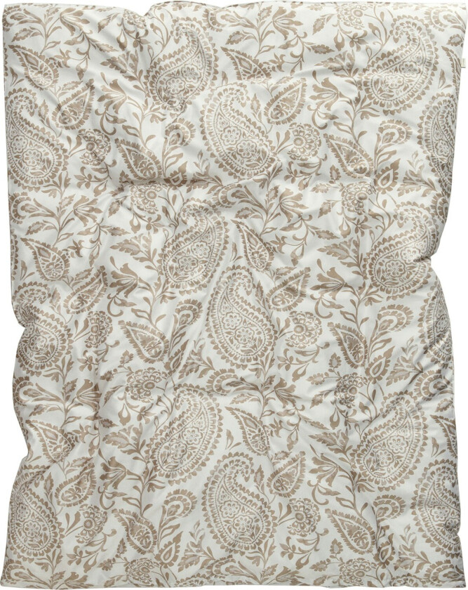 Paisley Dynetrekk Hvit 220x220 Cm - Dynetrekk Bomull Dry Sand - 851031003-277