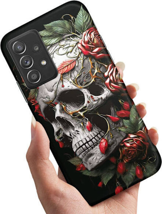 Samsung Galaxy A13 4G - Deksel/Mobildeksel Skull Roses
