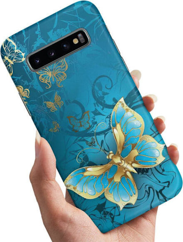 Samsung Galaxy S10 Plus - Deksel/Mobildeksel Sommerfugler