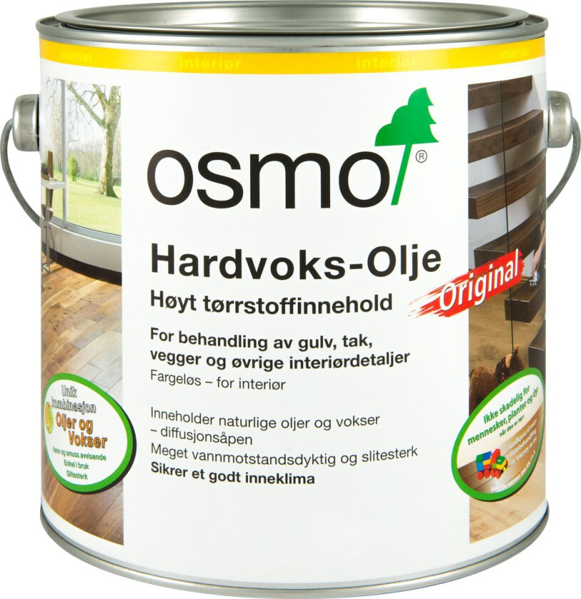 Hardvoksolje Original 3062 Matt 2,5l