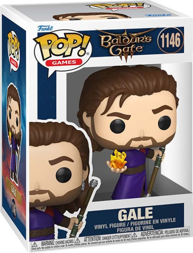 POP Baldur’s Gate actionfigur (Gale with Chase)