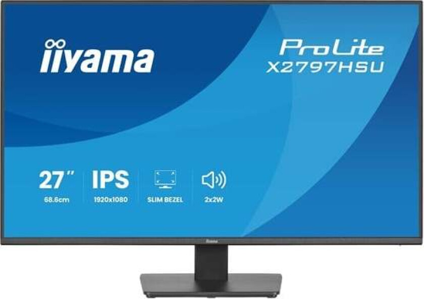 27" iiyama ProLite X2797HSU-B1 - LED monitor - Full HD (1080p) - 27"