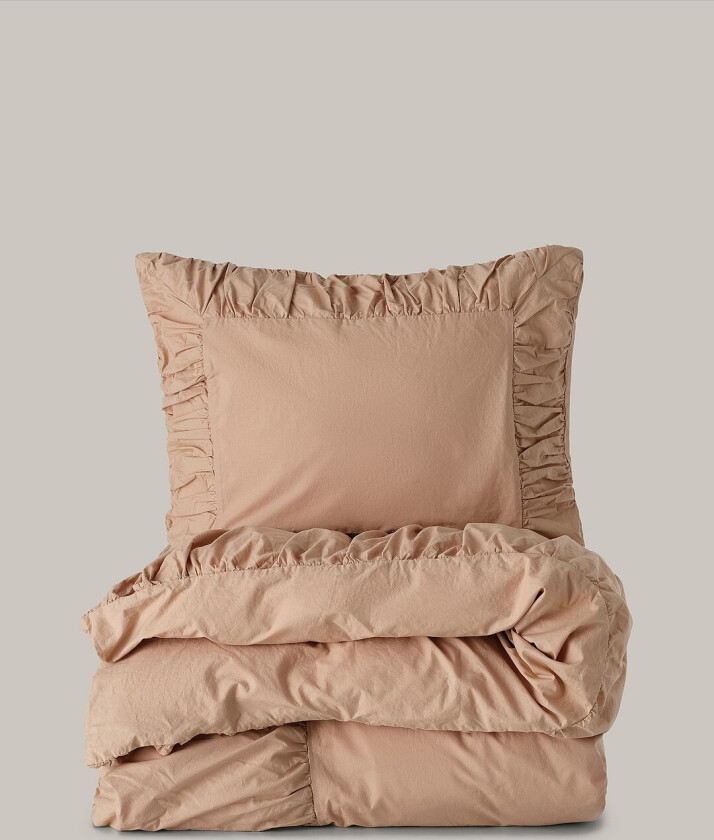 Sengesett Beautiful i bomullspercale 2 eller 3 stykker - Rosa