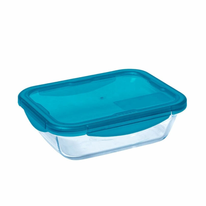 Matboks Pyrex Cook & Go Krystall Blå (0,8 L)