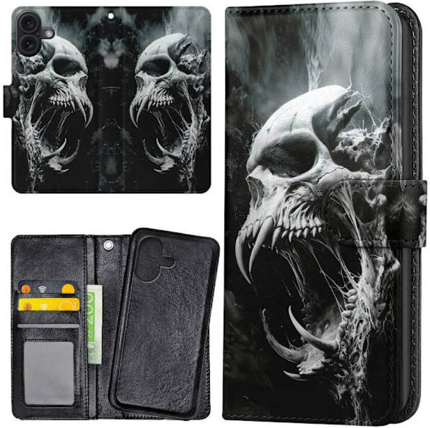 iPhone 17 - Lommebok Deksel Skull