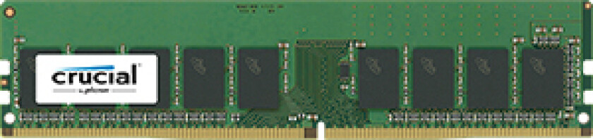 DDR4 - modul - 8 GB - DIMM 288-pin - 2400 MHz / PC4-19200 - CL17 - 1.2 V - ikke-bufret - ECC
