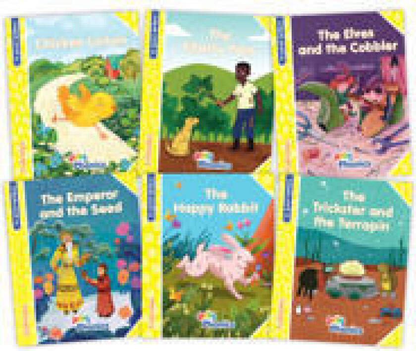 Jolly Phonics Folktales Yellow Readers (Level 2) Complete Set (1-6)