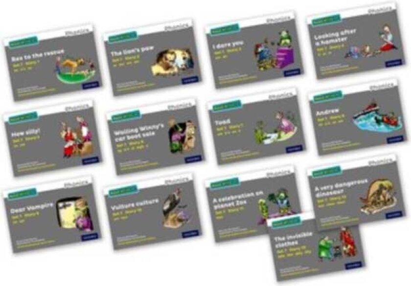 Read Write Inc. Phonics: Grey Set 7 Core Storybooks (Mixed Pack of 13)