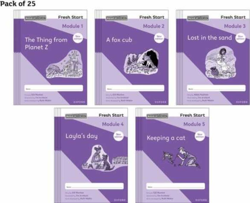 Read Write Inc. Fresh Start: 2024 Modules 15 Pack of 25
