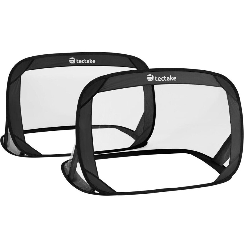 Sammenleggbart fotballmål - svart