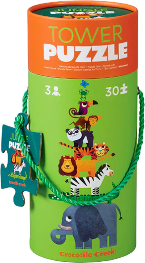 Puslespill - 30 Brikker - Jungle - - OneSize - Puslespill