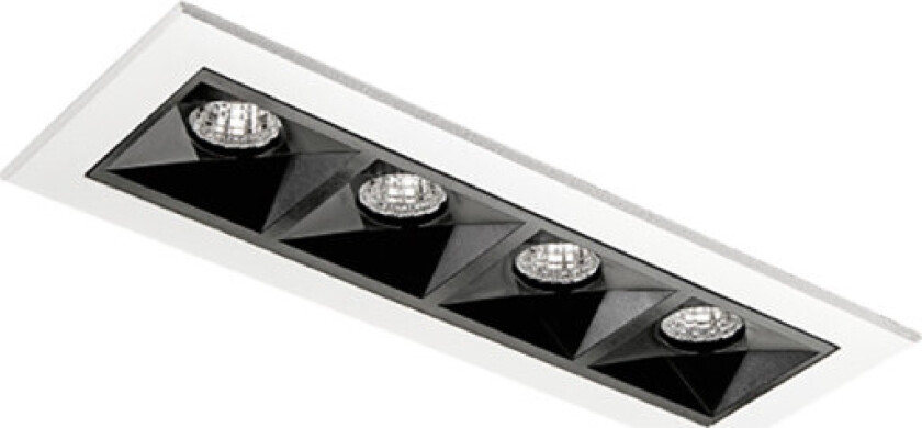 SG Inspire R 4 innfelt downlight, 4000K, hvit