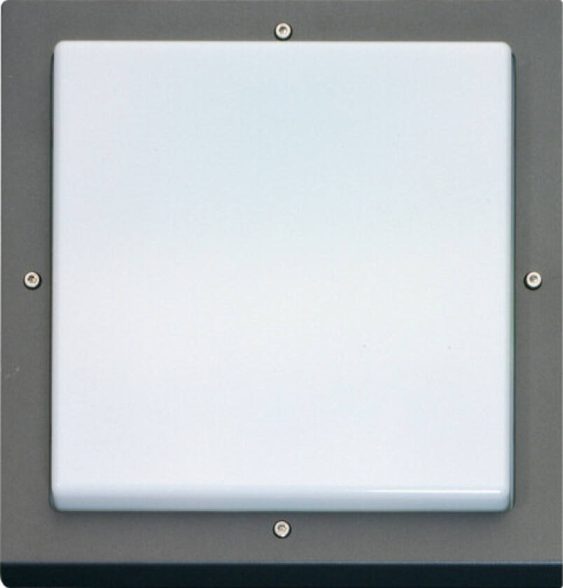 SG Bassi utendørs vegglampe med skumringssensor, grå