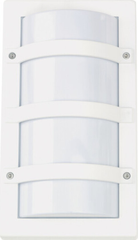 SG Trio utendørs vegglampe, 2700K, hvit