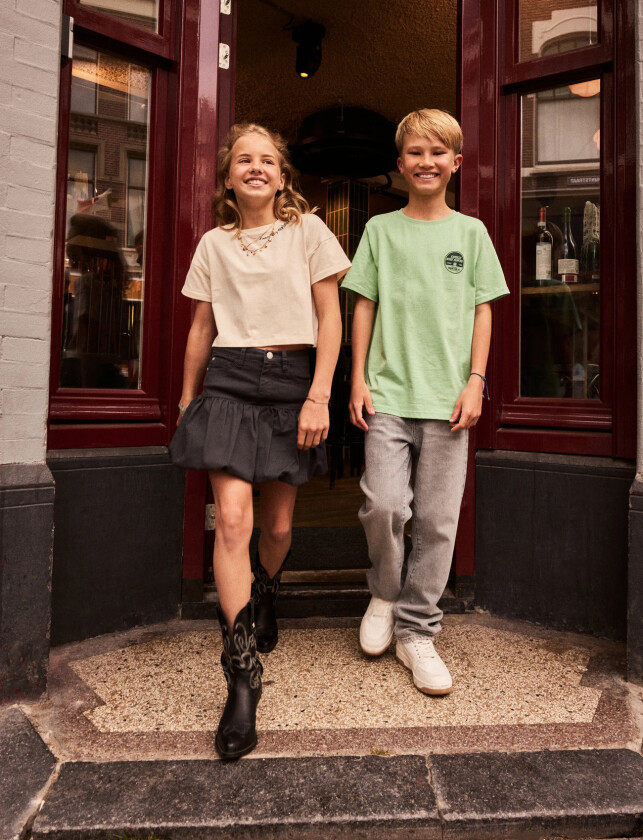 Skirt Balloon Twill - Grey - 110