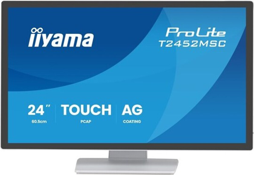 24" iiyama ProLite T2452MSC-W1AG - LED monitor - Full HD (1080p) - 24"