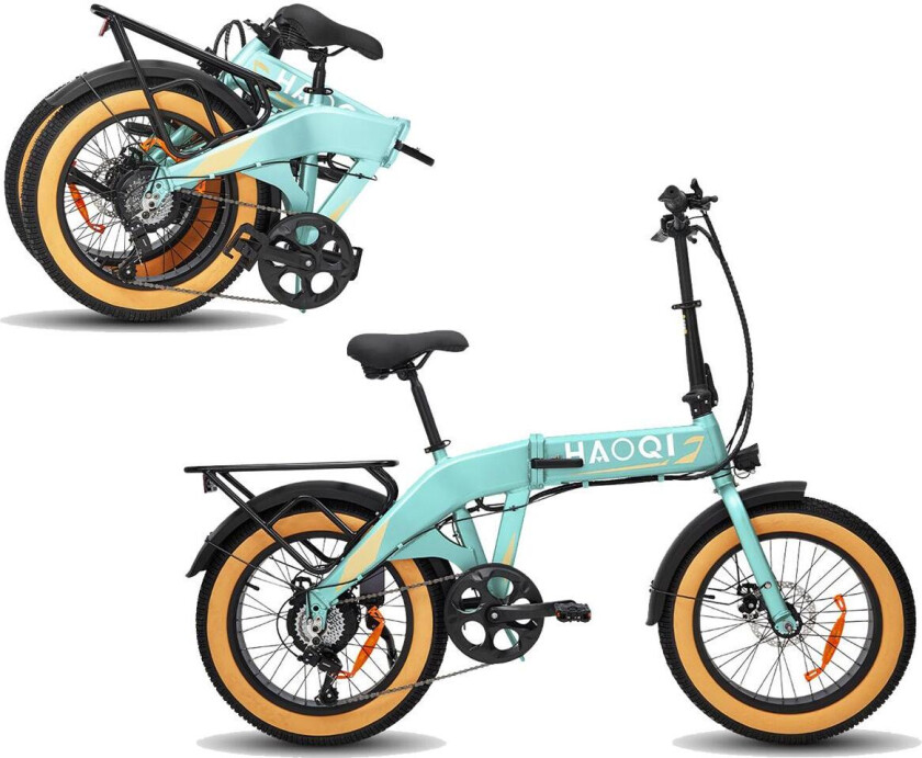 Bilde av Squirrel sammenleggbar elsykkel - blå