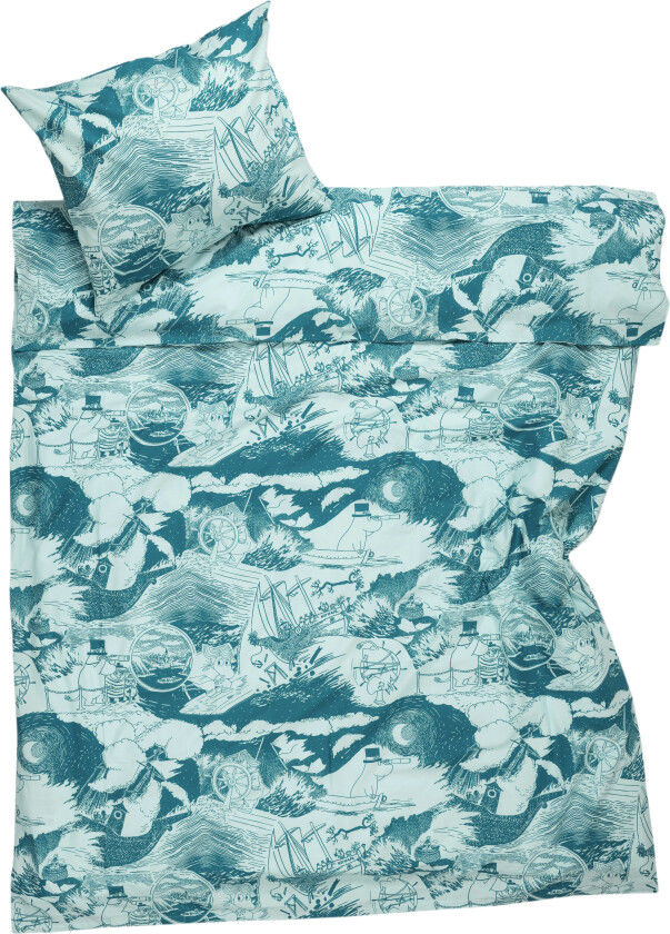 Moomin Sengesett 150x210 Cm Sailing - Sengesett Bomull Multi - 1082589
