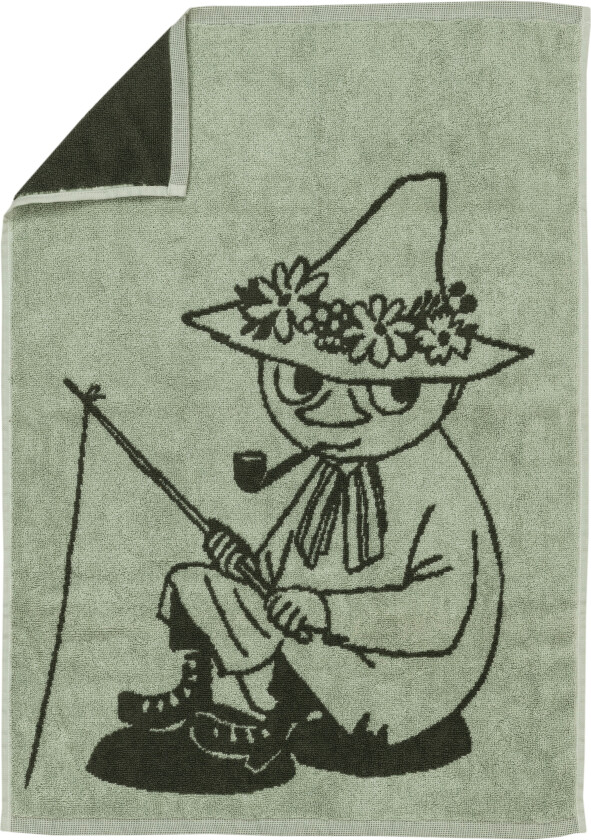 Moomin Håndkle Snusmumrikken 50x70 Cm - Håndklær & Badelaken Bomull Grønn - 1082568