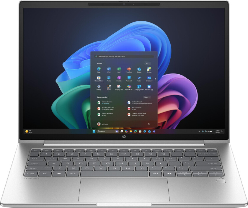 ProBook 4 G1q Next Gen AI PC Copilot+ PC Qualcomm Snapdragon X1-26-100 Laptop 35,6 cm (14") WUXGA 32 GB LPDDR5x-SDRAM 512 GB SSD Wi-Fi 7 (802.11be)
