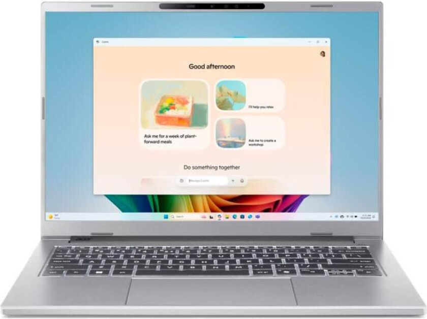 Aspire 14 AI A14-53M-52FA Intel Core Ultra 5 226V Laptop 35,6 cm (14) WUXGA 16 GB LPDDR5x-SDRAM 512 GB SSD Wi-Fi 7 (802.11be) Windows 11 Home