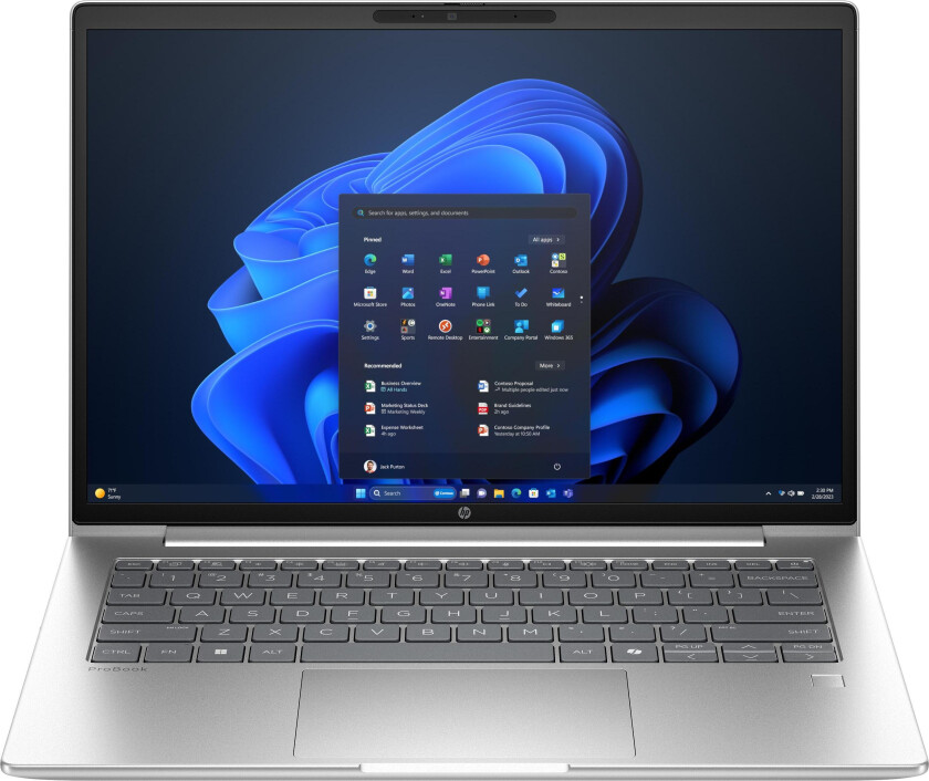 ProBook 4 G1a AI PC AMD Ryzen™ 5 230 Laptop 35,6 cm (14") WUXGA 16 GB DDR5-SDRAM 512 GB SSD Wi-Fi 7 (802.11be) Windows 11 Pro Silber