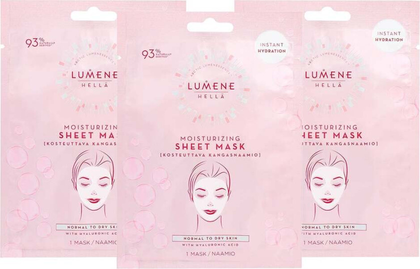 Moisturizing Sheet Mask,   Sett / Esker