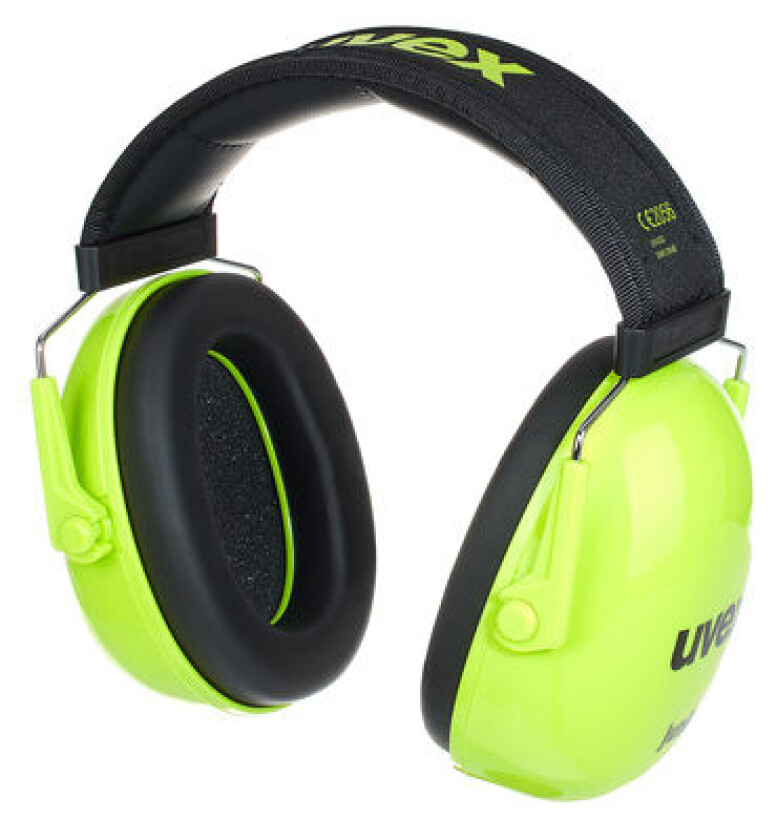 UVEX K Junior Ear Protector lime