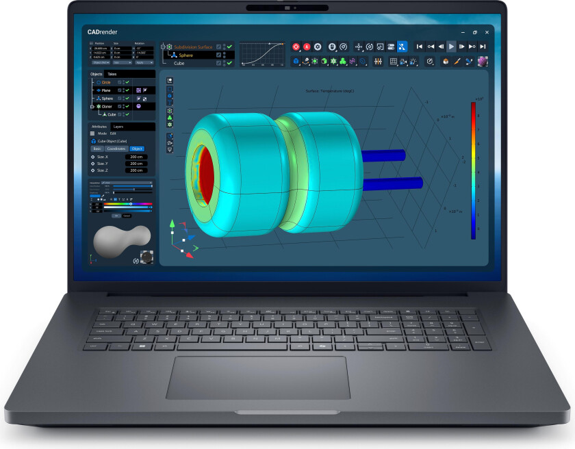 Bilde av Pro Max 18 Plus MB18250 Intel Core Ultra 9 285HX Mobiler Arbeitsplatz 45,7 cm (18") Quad HD+ 64 GB DDR5-SDRAM 1 TB SSD NVIDIA RTX PRO 3000