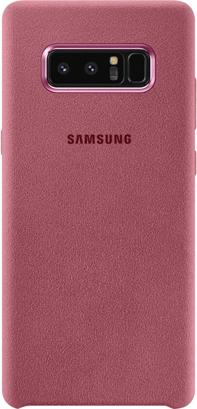 Alcantara Cover EF-XN950 - Baksidedeksel for mobiltelefon - alcantara - rosa - for Galaxy Note8