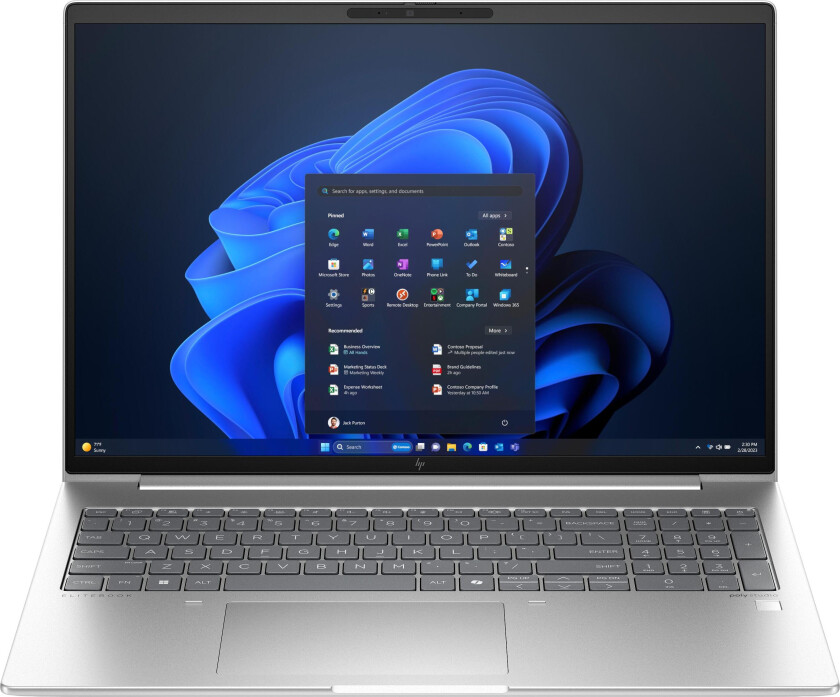 EliteBook 660 G11 Intel Core Ultra 5 125U Laptop 40,6 cm (16") WUXGA 8 GB DDR5-SDRAM 256 GB SSD Wi-Fi 6E (802.11ax) Windows 11 Pro AI PC Silber