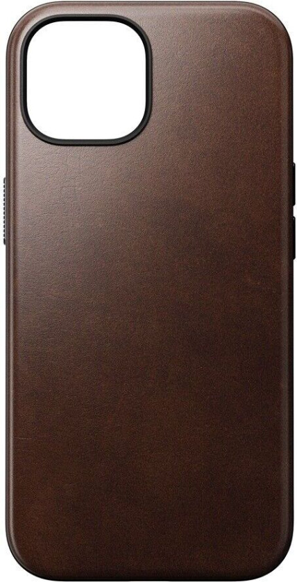 NOMAD iPhone 15 Deksel Modern Leather Case Horween Rustic Brown