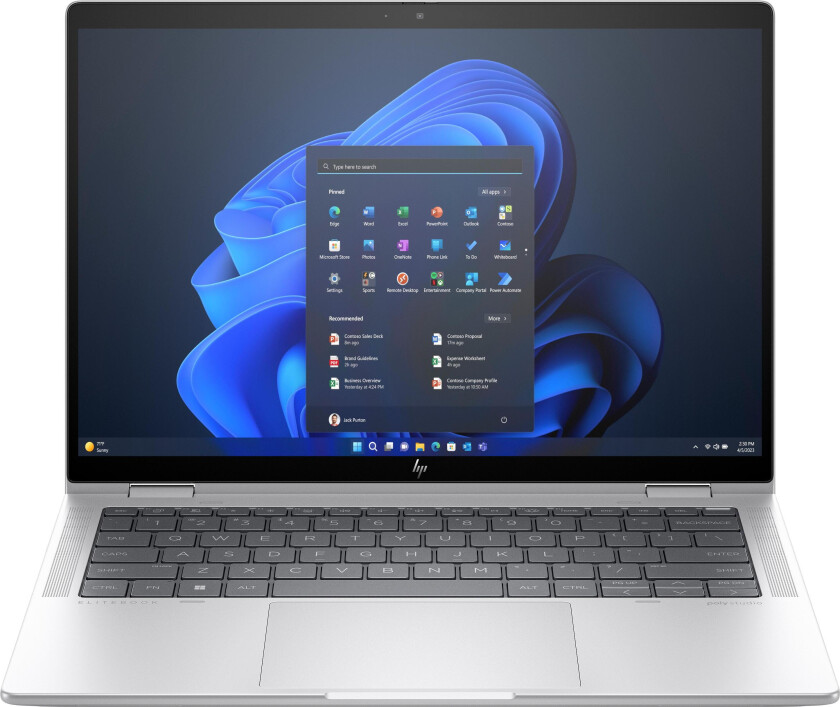 Elite x360 G11 Intel Core Ultra 5 125H Hybrid (2-in-1) 35,6 cm (14") Touchscreen WUXGA 16 GB LPDDR5x-SDRAM 512 GB SSD Wi-Fi 6E (802.11ax) Windows