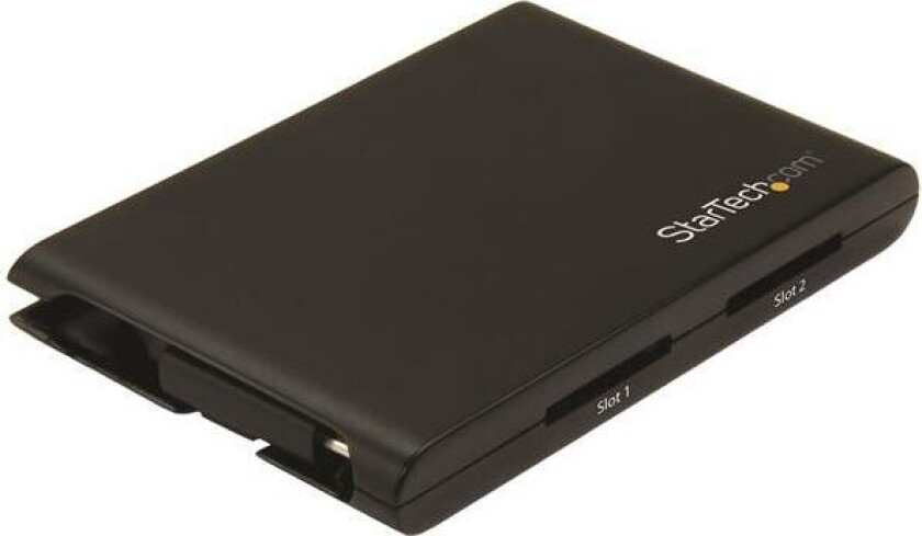 dobbel SD-kortleser med USB-C støtter SD 4.0 og UHS II