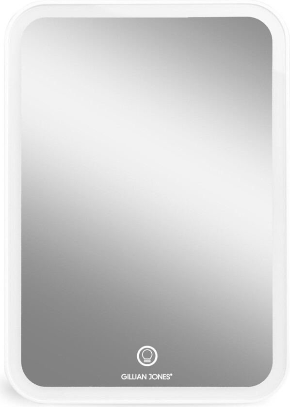 Tablet mirror with LED and USB-C - White