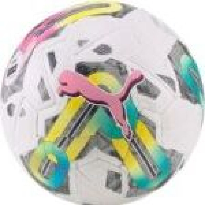 Bilde av Fotball Puma Orbita 1 TB hvit og grønn-rosa 83774 01 (5)