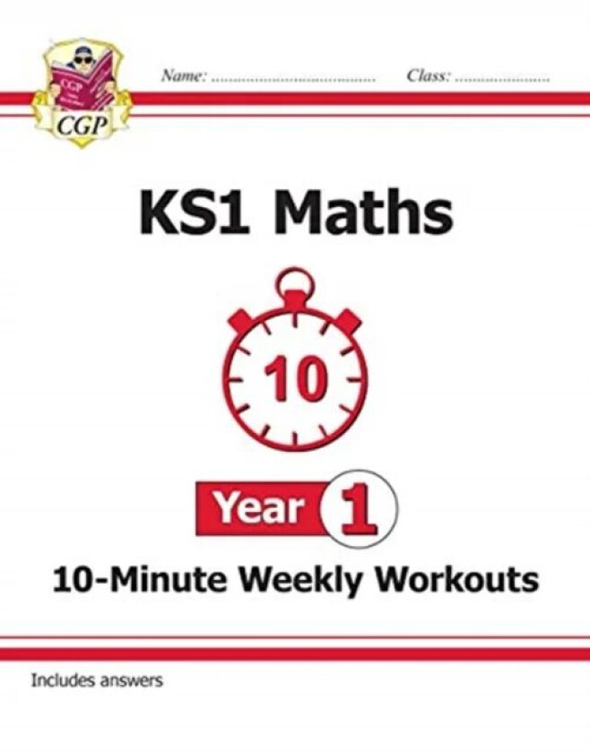 KS1 Year 1 Maths 10-Minute Weekly Workouts av CGP Books