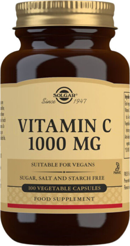 Vitamin C 1000mg - 100 Kapsler